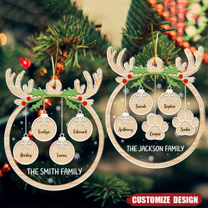 Paw Charm - Personalized Custom Acrylic Ornament - 2024 New Release