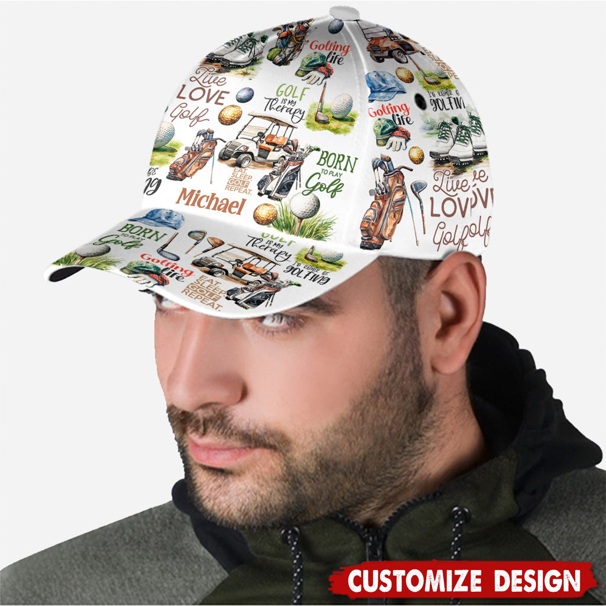 Personalized Golf Classic Cap - Gift For Golf Lovers
