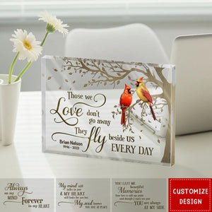 Personalized Gift for Sympathy Funeral Memorial Acrylic Plaque