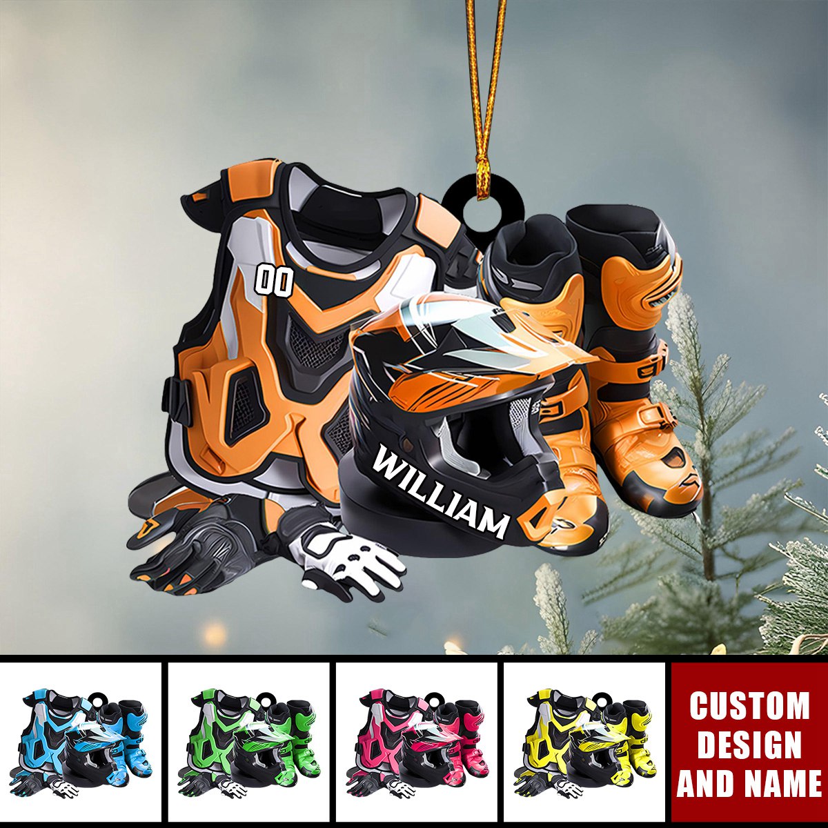 2024 New Release Personalized Motorcycle Christmas Ornaments -Gifts For Motorcycle Lovers