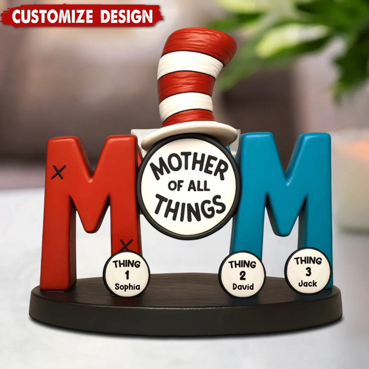 Things Mom Plaque - Personalized Gifts For Mom