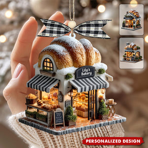 Personalized Bakery Christmas Ornament