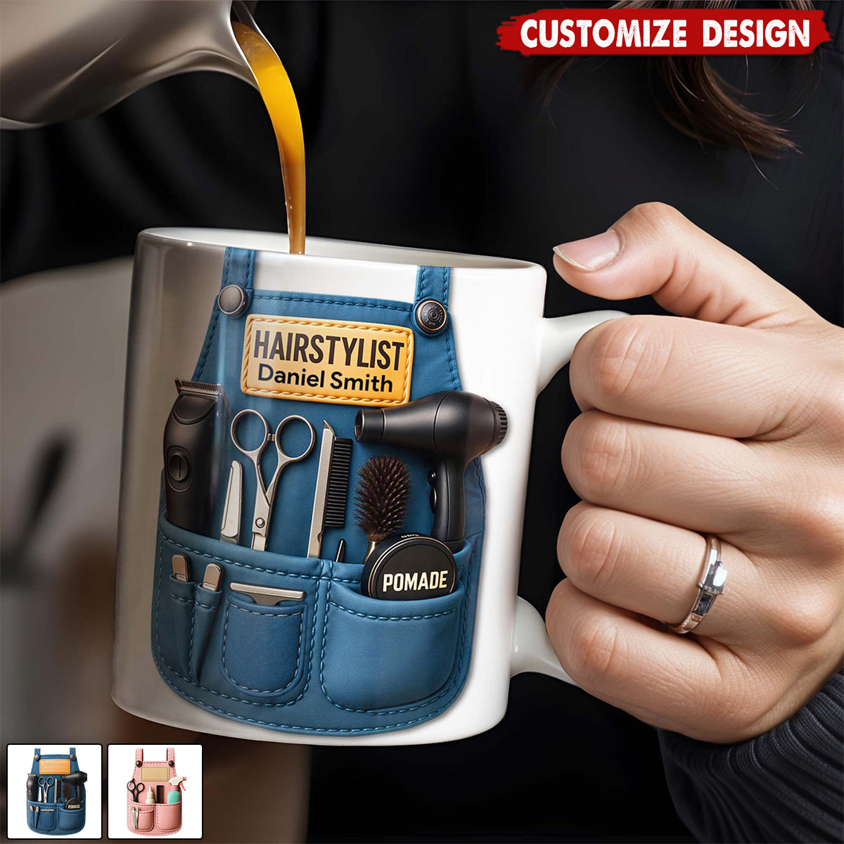 Personalized Stylish Hairdressers Coffee Mug - Gift For Hairstylists