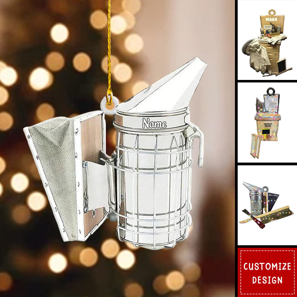 Personalized Beekeeping Tool Ornaments Christmas Gift For Beekeeper - 2024 New Release