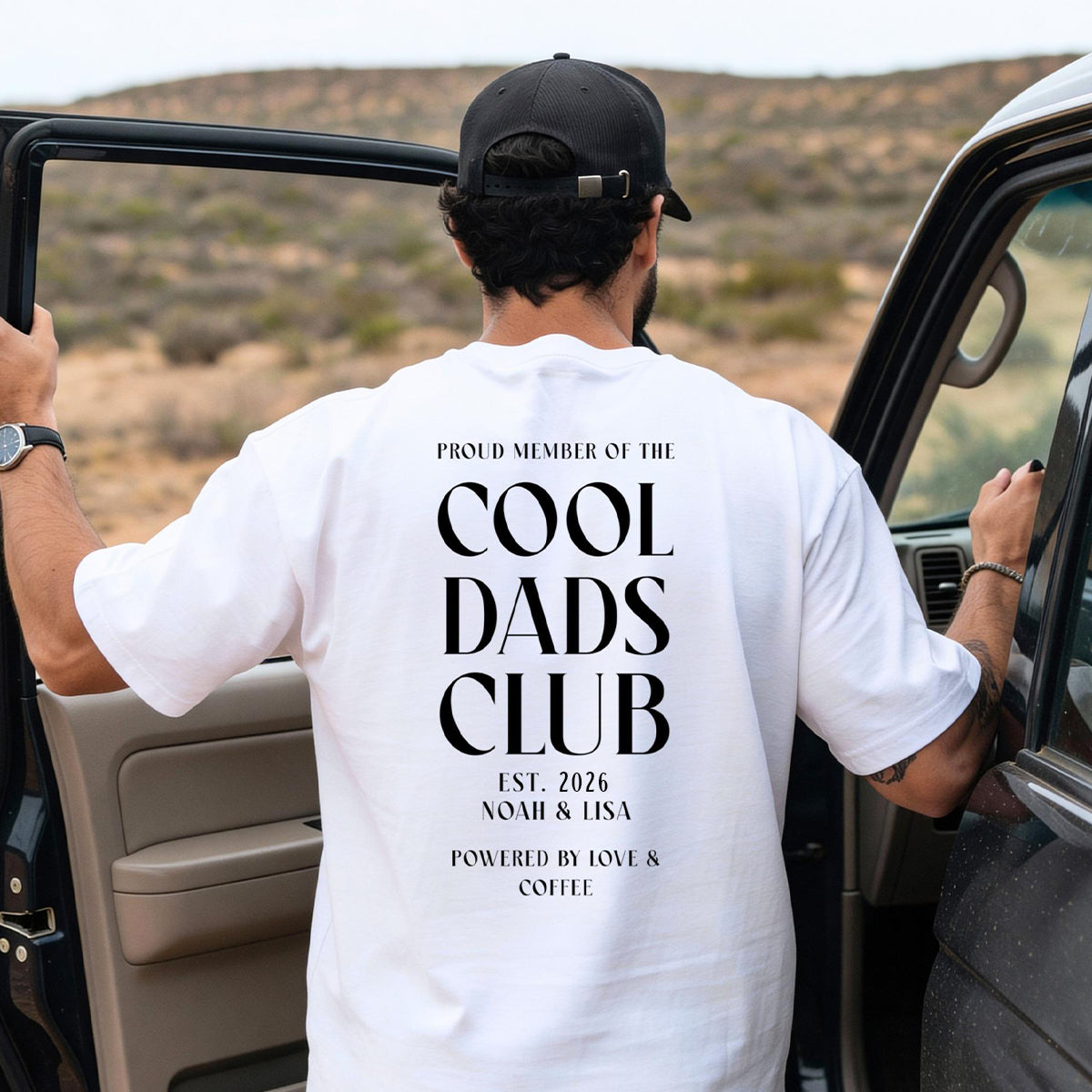 Personalized Cool Dads Club Papa T-Shirt - Gift For Dad Grandpa