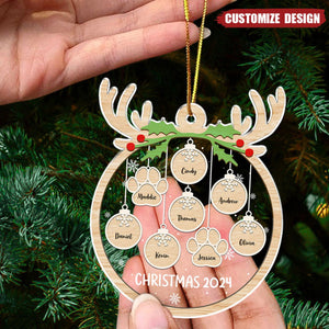 Paw Charm - Personalized Custom Acrylic Ornament - 2024 New Release