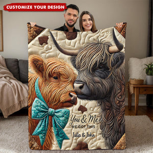You & Me We Got This - Personalized Blanket