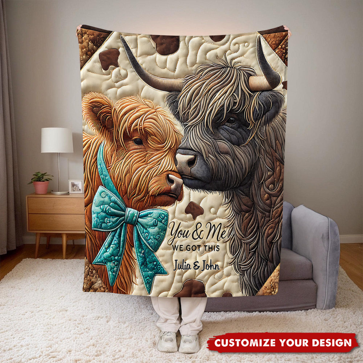You & Me We Got This - Personalized Blanket