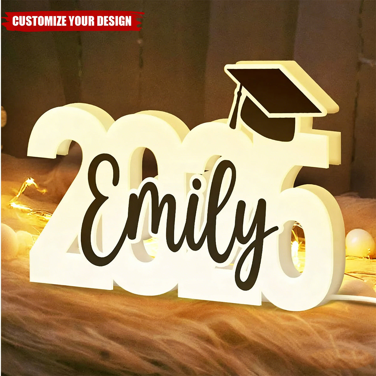 Class Of 2026 Graduation Personalized Light Box, Graduation Gift, Graduation Party Decoration