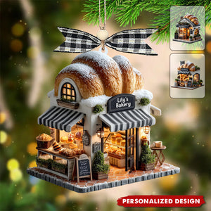 Personalized Bakery Christmas Ornament