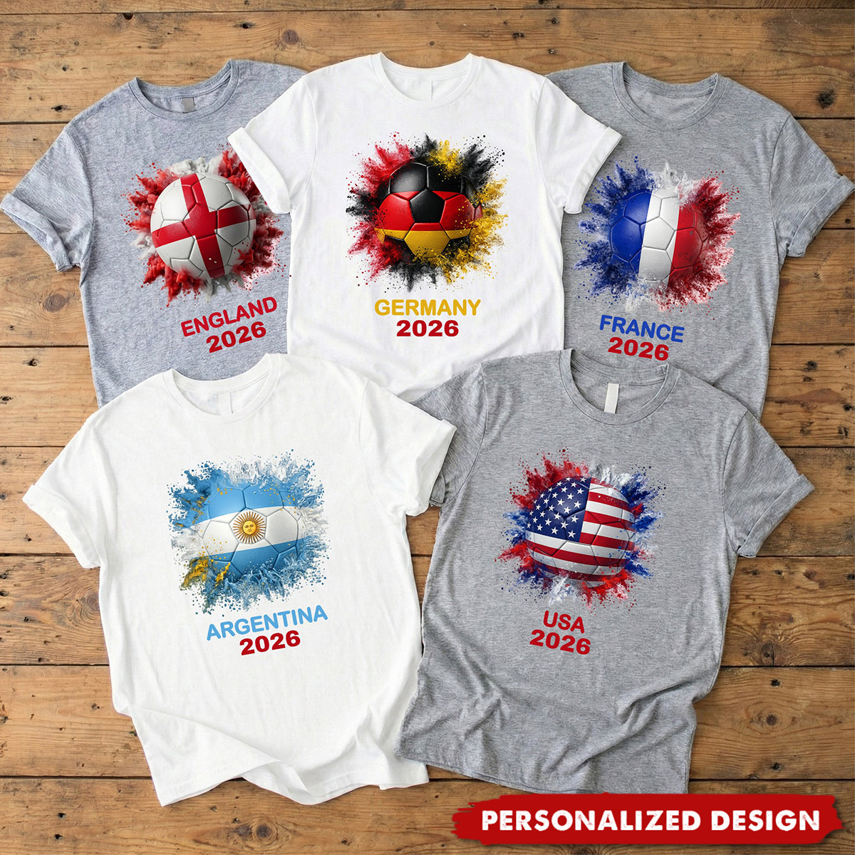 Country Flags-Personalized Shirt