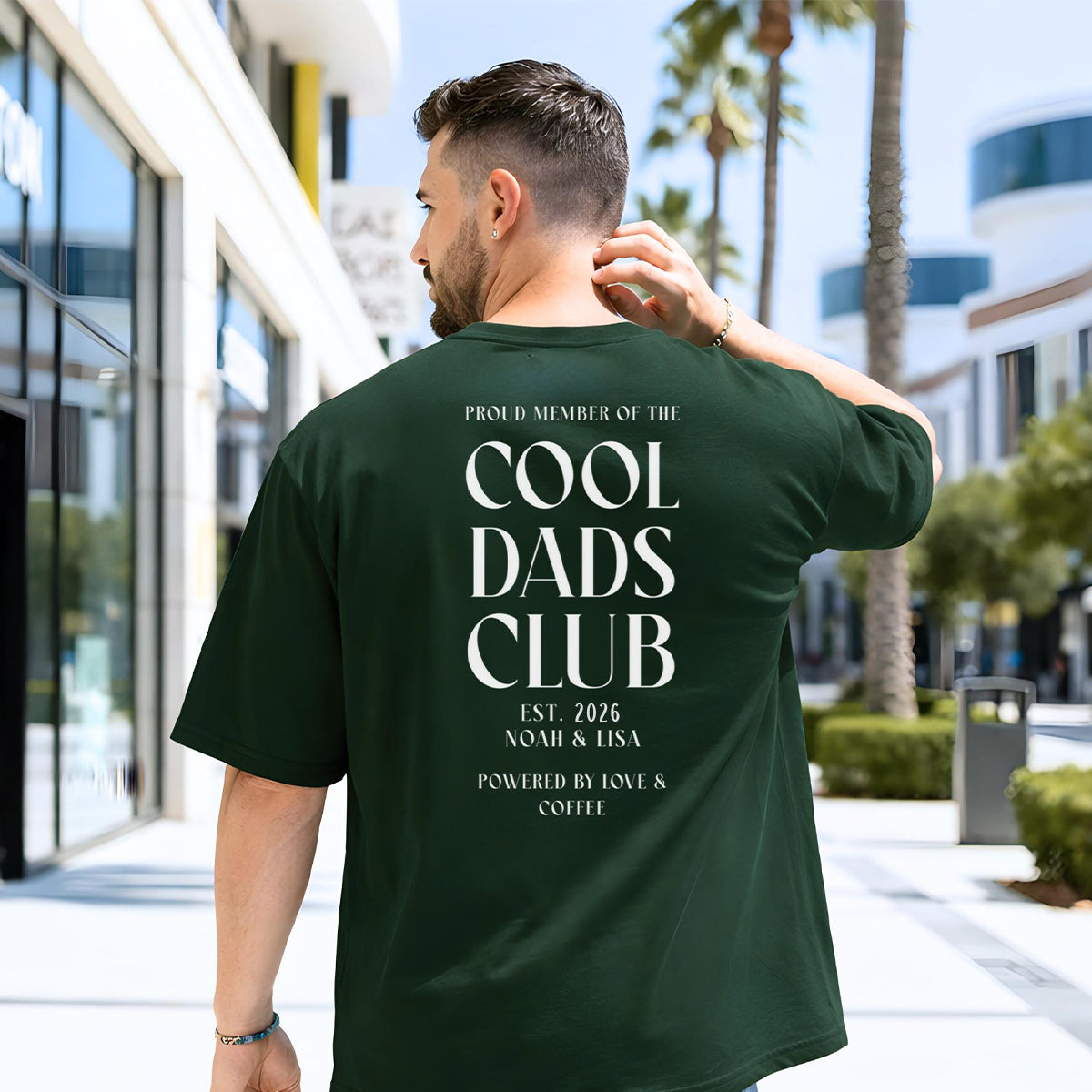 Personalized Cool Dads Club Papa T-Shirt - Gift For Dad Grandpa
