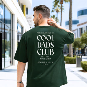 Personalized Cool Dads Club Papa T-Shirt - Gift For Dad Grandpa