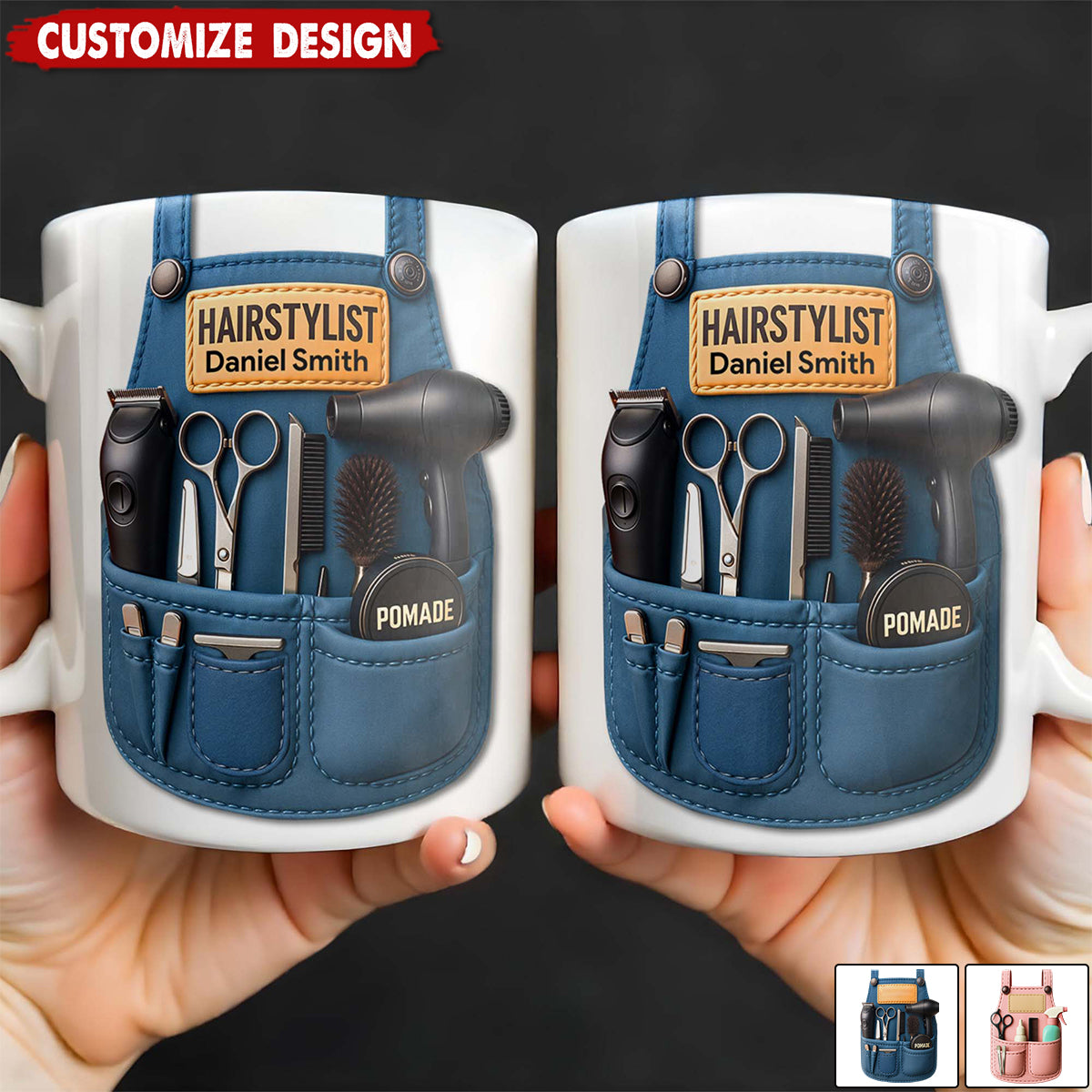 Personalized Stylish Hairdressers Coffee Mug - Gift For Hairstylists