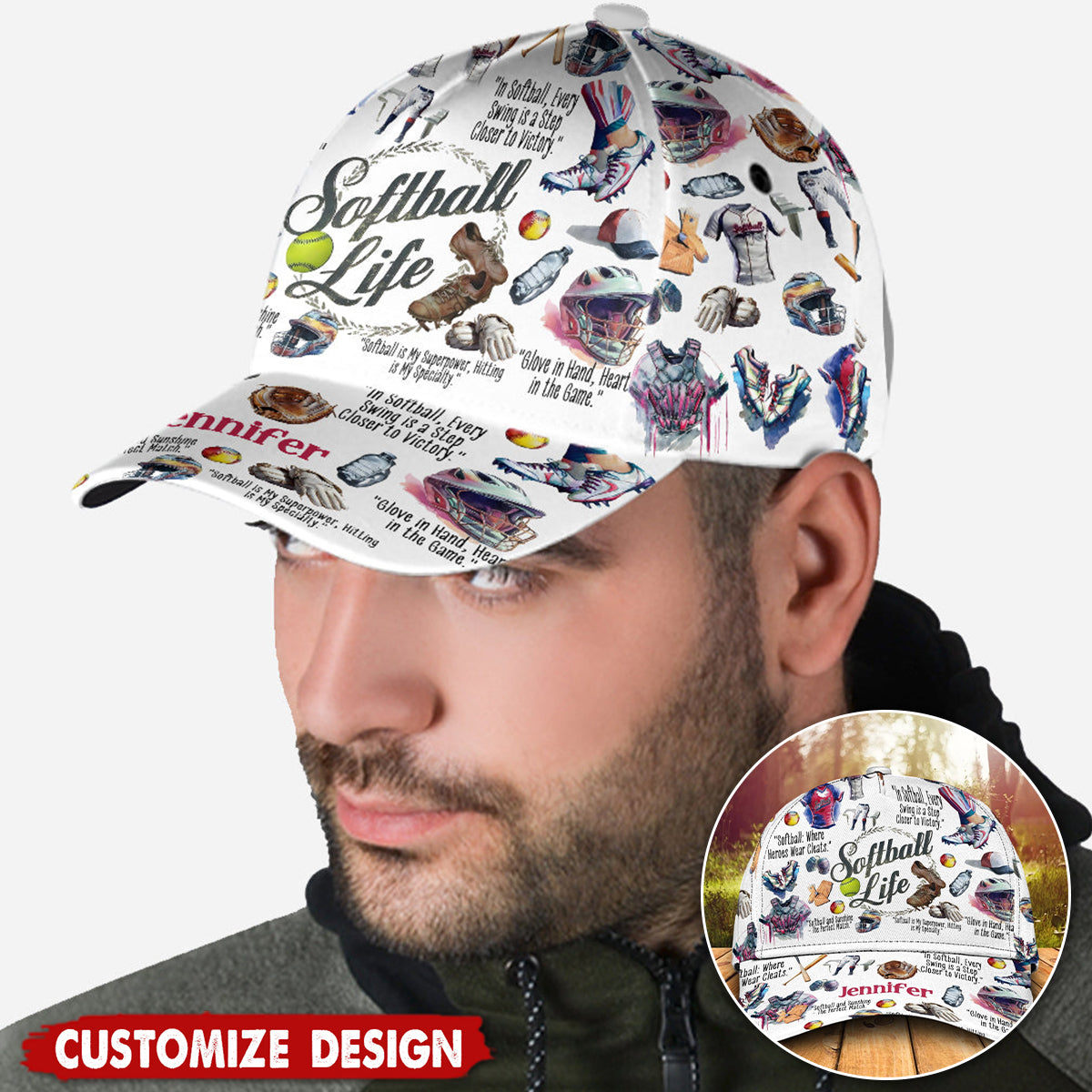 Softball Life - Personalized Softball Classic Cap