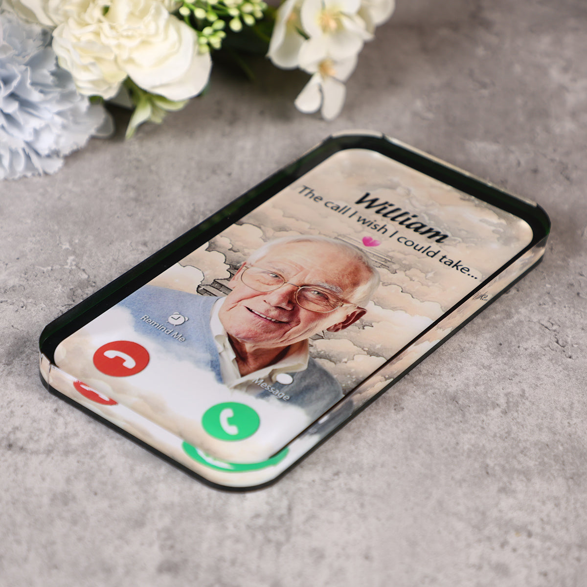 The Call I Wish I Could Take Memorial Sympathy Gift - Personalized Acrylic Plaque