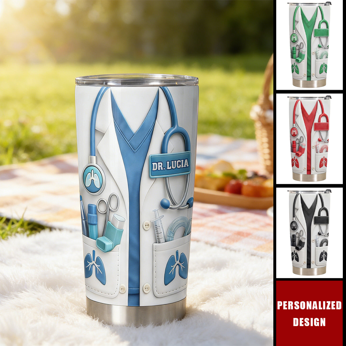 Personalized Medical Professional Appreciation Tumbler - Gift For Doctors And Nurses