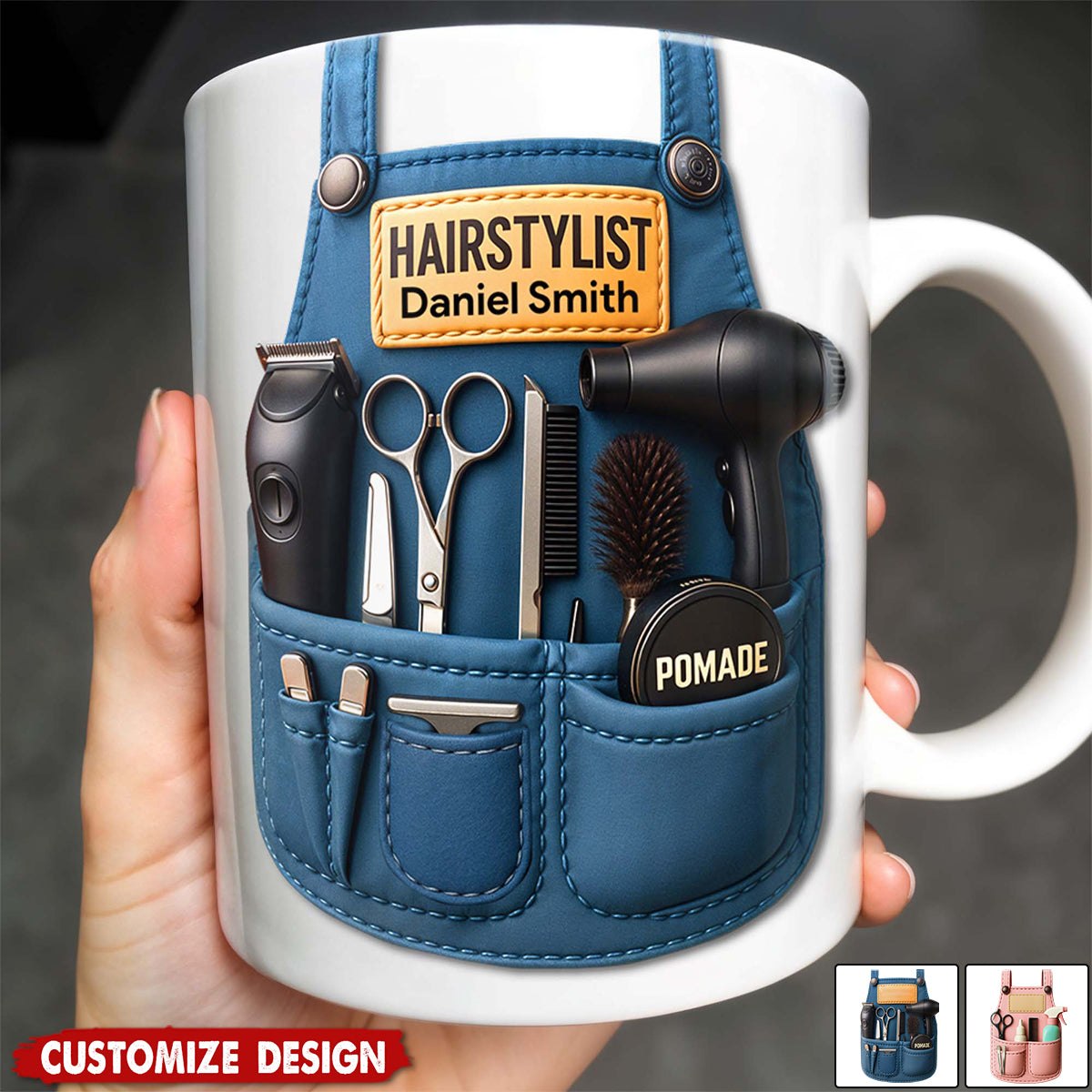 Personalized Stylish Hairdressers Coffee Mug - Gift For Hairstylists
