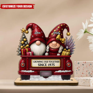 Growing Old Together Since, On Holiday Bus, Gift For Couples