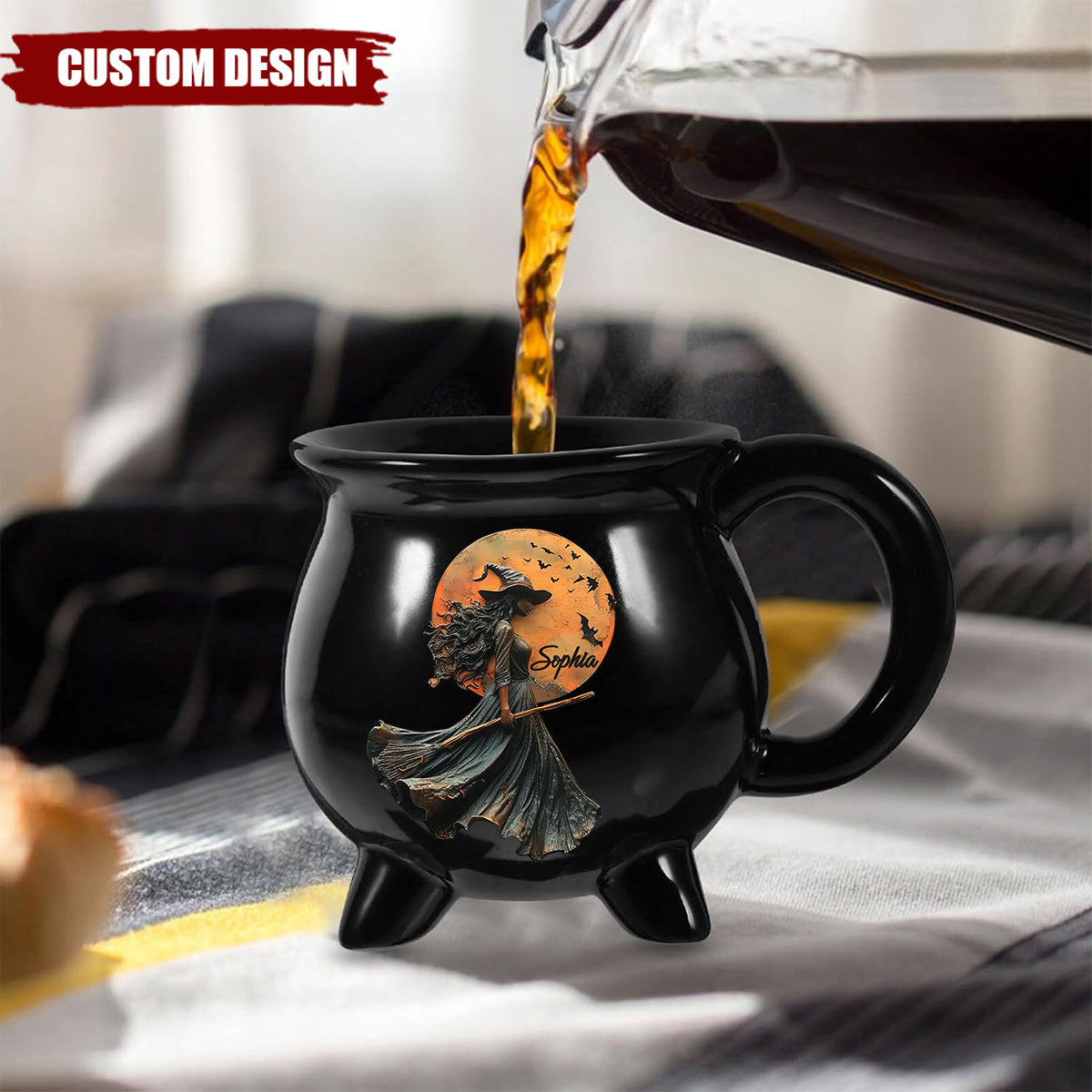 Mystic Witch - Personalized Witch Cauldron Mug