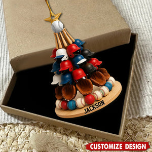 Personalized Baseball Acrylic Ornament - Gift For Baseball Lovers