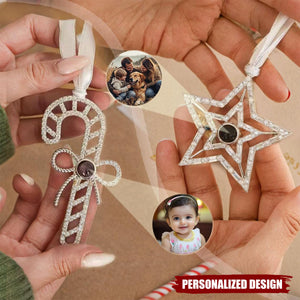 Personalized Pet Photo Projection Ornament for Christmas