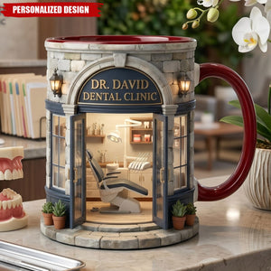Personalized Dental Clinic Mug-Dentist Appreciation Gift