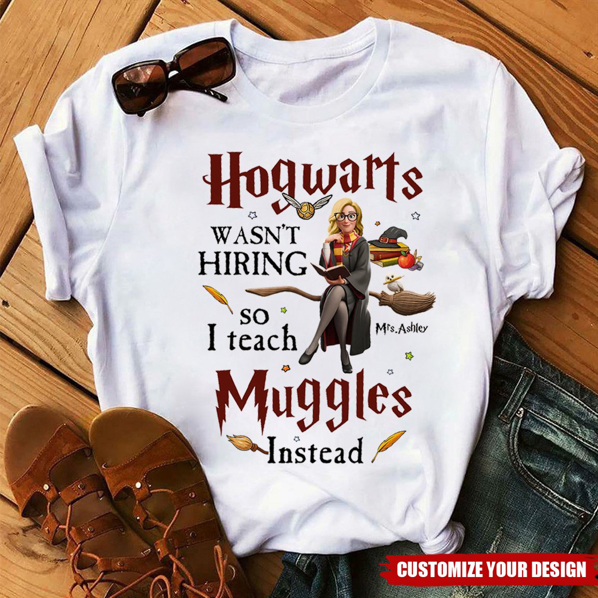 Magic Teacher Shirt - Personalized Gifts For Teacher