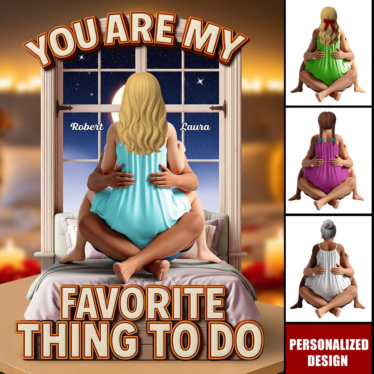 Naughty Couple Plaque-Personalized Gifts For Couple