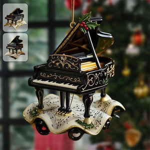 Piano Christmas Ornament - Gift For Pianist