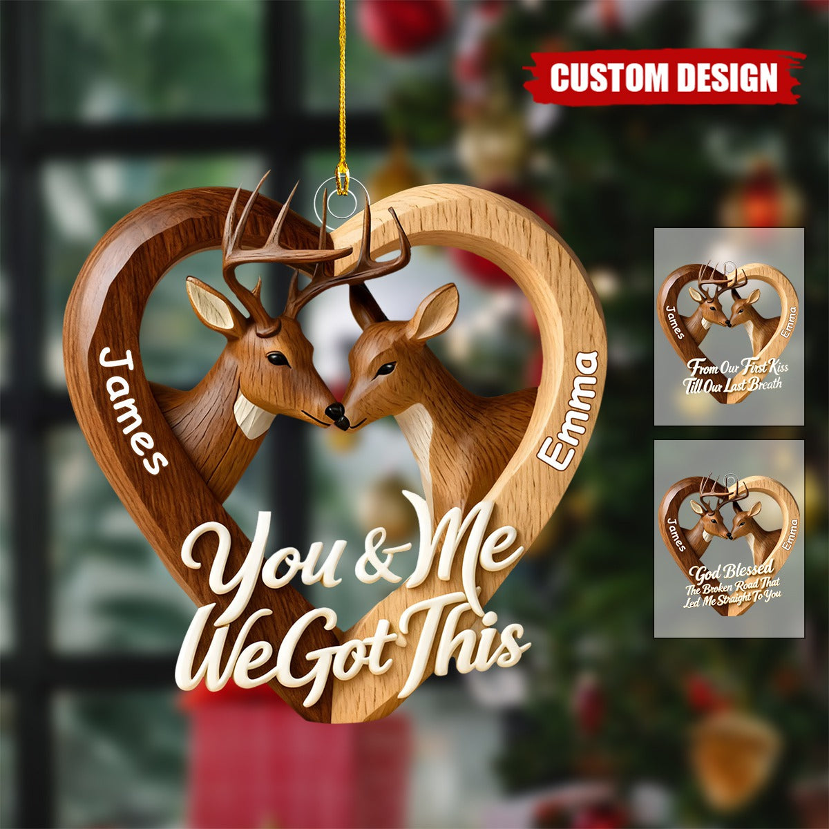 You & Me We Got This - Personalized Acrylic Ornament