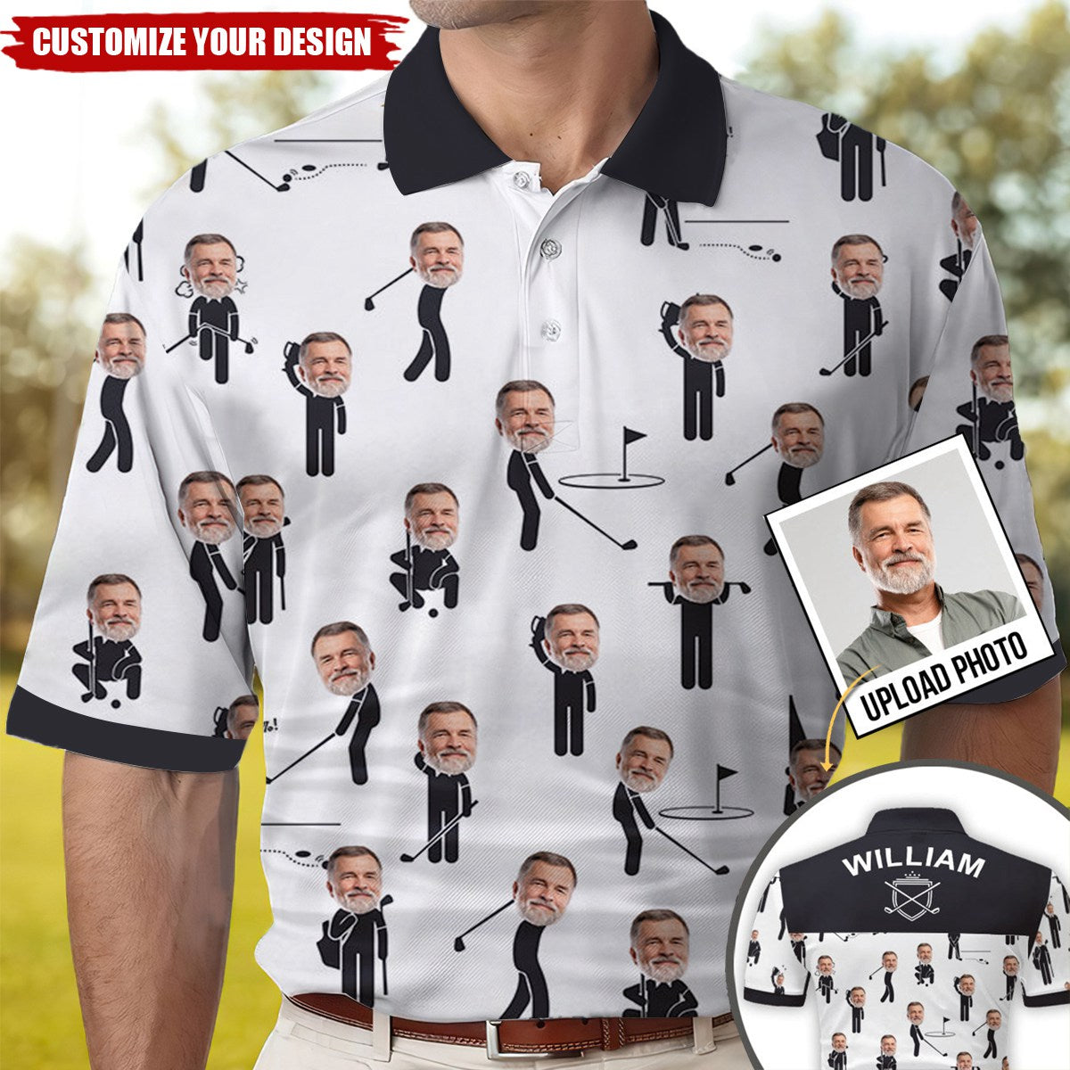 Love Being A Golfer - Personalized Golf Polo Shirt