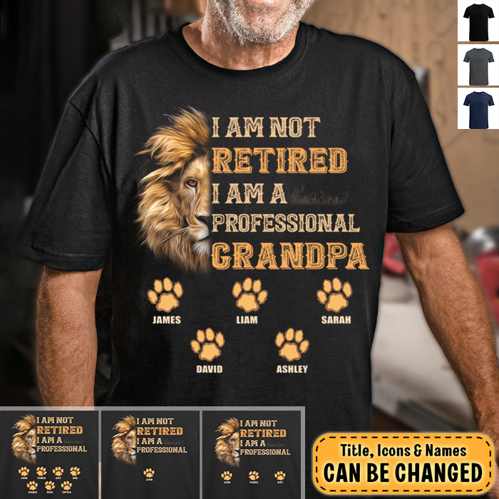Retirement Gift I'm A Professional Grandpa Shirt