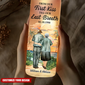 From Our First Kiss - Personalized Custom Bottle Lamp