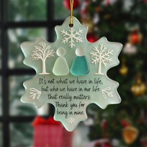 Snowflake Shaped Sea Friendship Decor - Gift For Friend,Family
