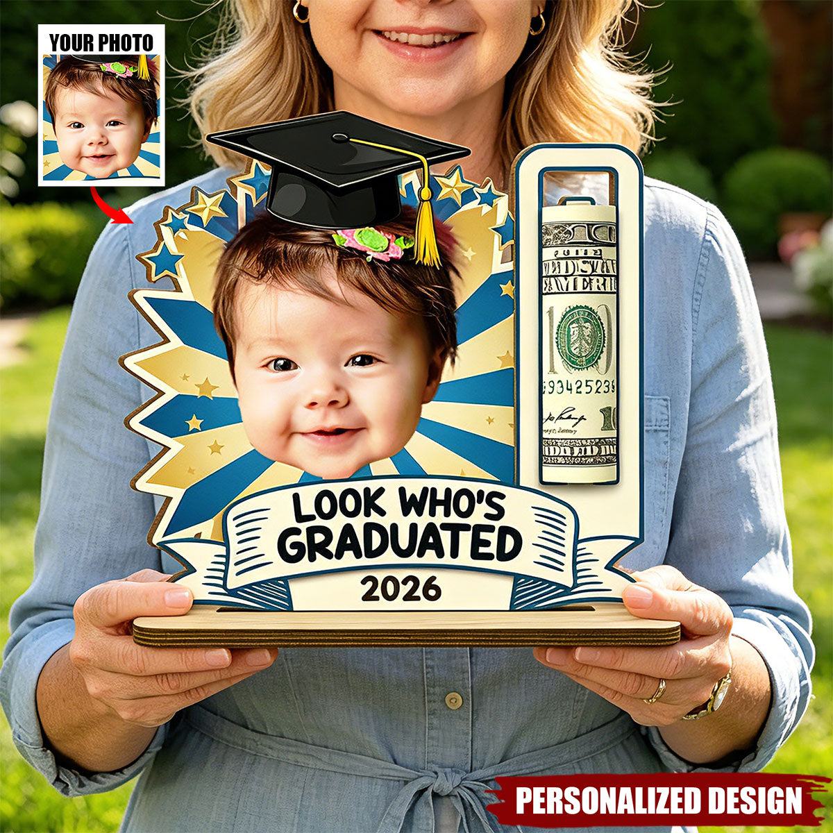 Personalized Graduation Wood Plaque-Graduation Gift