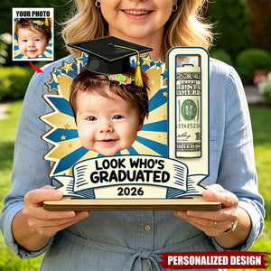 Personalized Graduation Wood Plaque-Graduation Gift