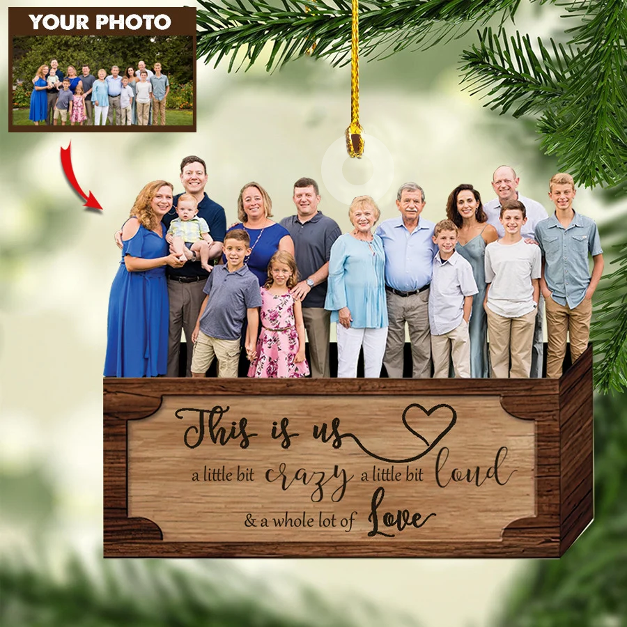 Custom Family/Team/Friends Christmas Ornament - Personalized Arcylic Ornament