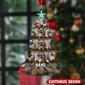 Personalized Scuba Diving Christmas Ornament - Gift for Sea Lovers