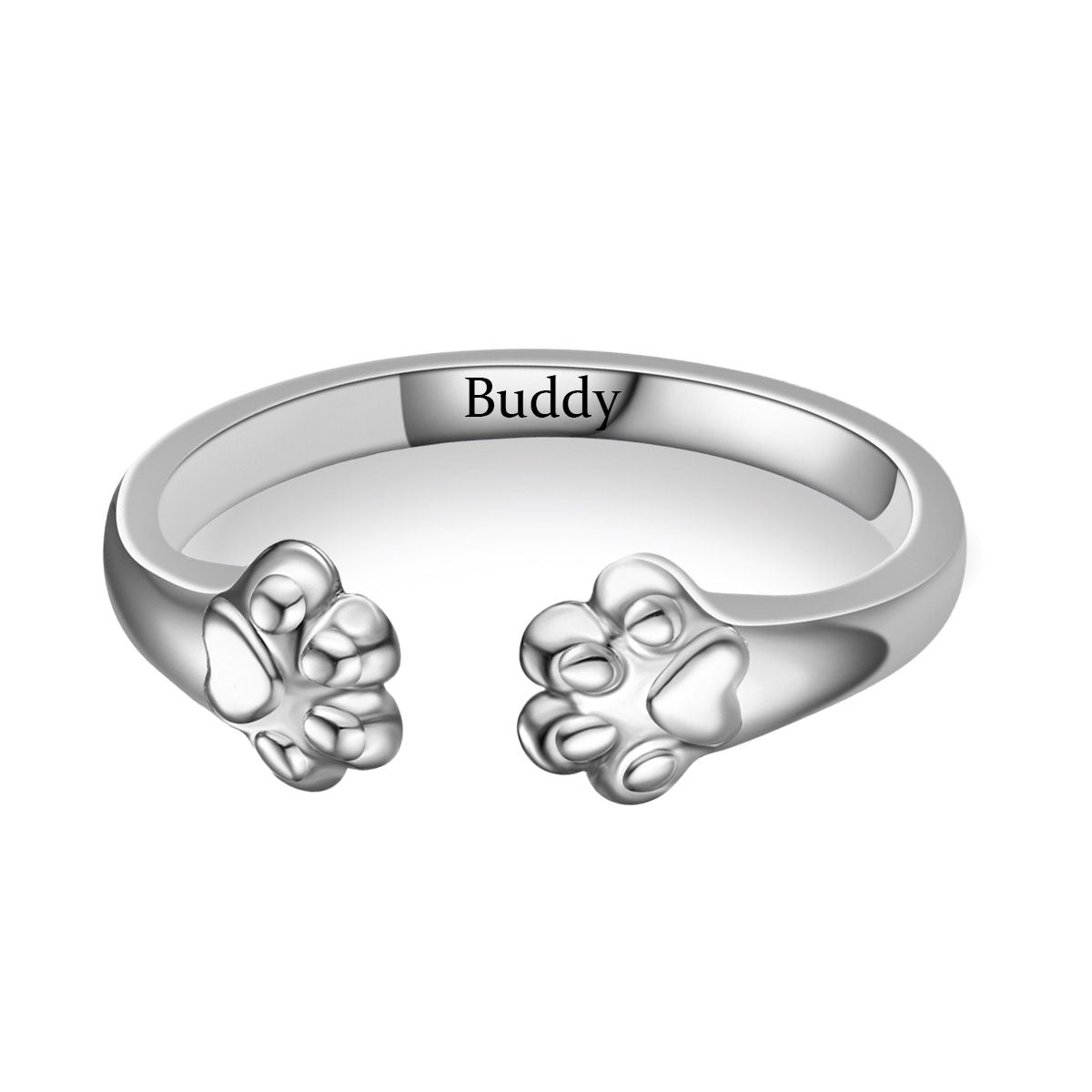 Personalized Paw Hug Ring -  Gift For Pet Lovers