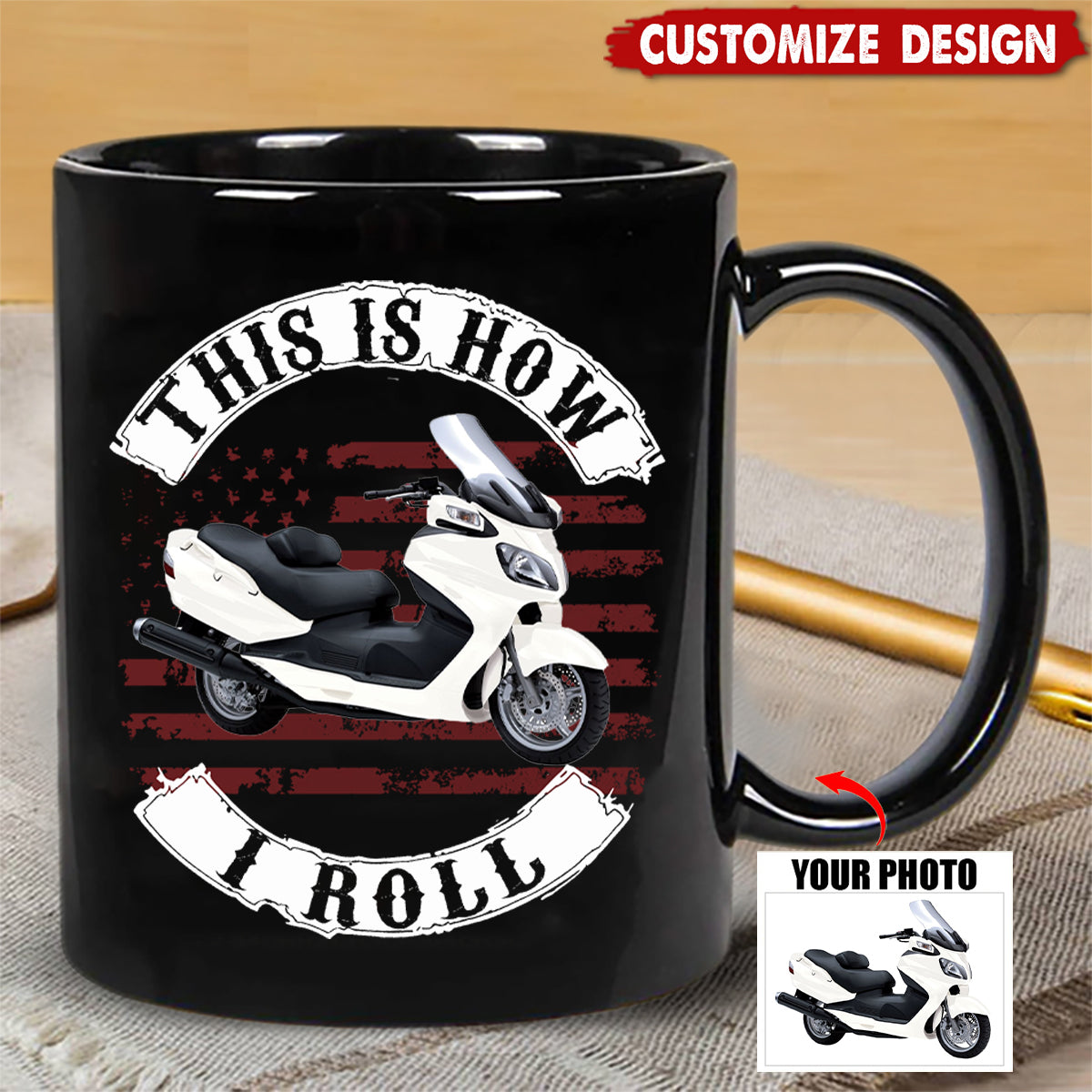 Personalized Upload Vehicle Photo Mug