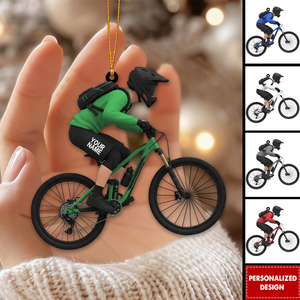 Personalized Road Bike Christmas Ornament-Gift for Cyclist Biker Athlete
