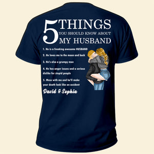5 Things You Should Know About - Personalized Matching Couple Back Printed Shirts