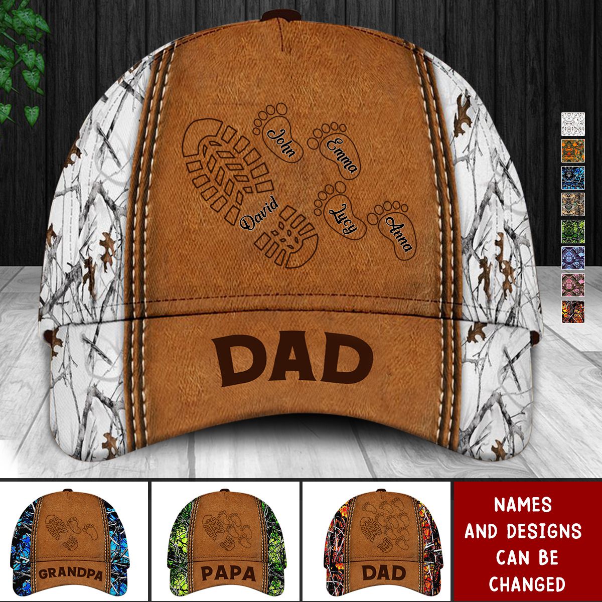 Personalized Cap Best Dad Ever