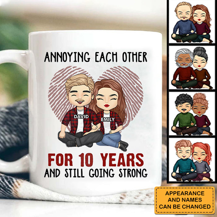 Annoying Each Other For Many Years Still Going StrongAnniversary Gifts, Gift For Couples, Husband Wife - Personalized mug