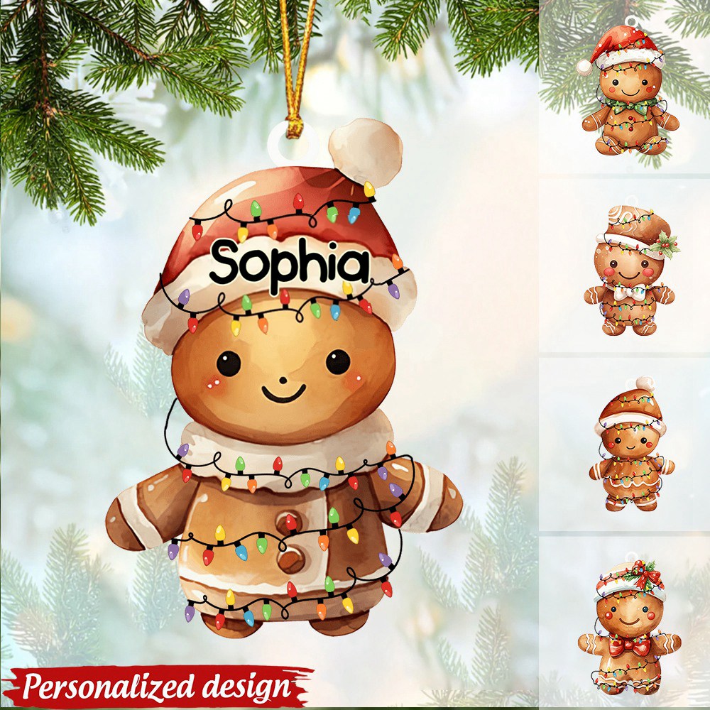 Ginger Kid Christmas Ornament