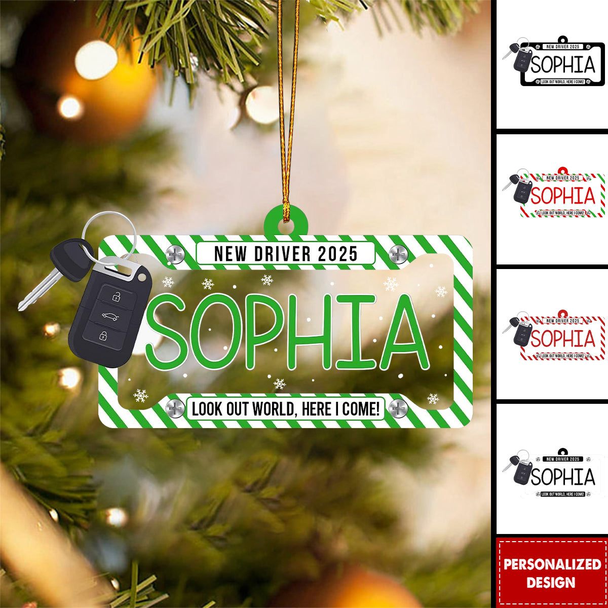 Personalized New Driver Ornament-Gift for New Drivers