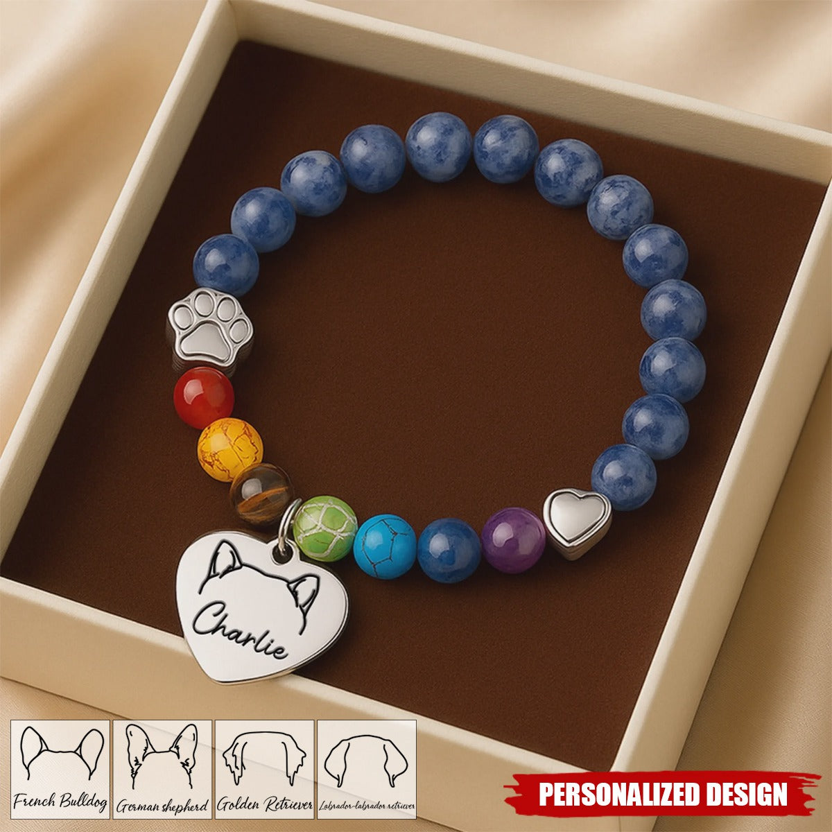 Personalized Rainbow Bridge Bracelet-Gifts For Dogs And Cats