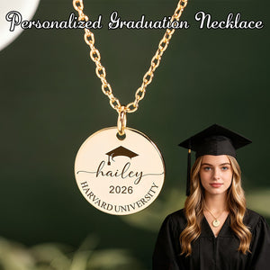 Personalized Graduation Necklace-Memorial Gifts