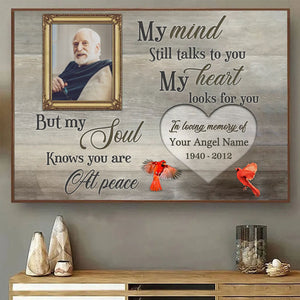 Heartfelt Personalized Memorial For Loved One Poster for Loss - 'Heaven in Our Home'
